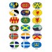 UK County Flag Tags (by NE Geocaching Supplies)